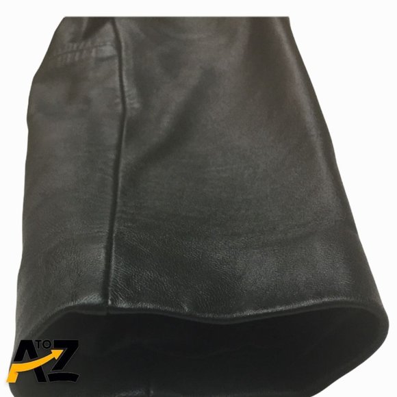 Women's Preswick & Moore Black Leather Jacket Size S - Picture 5 of 13